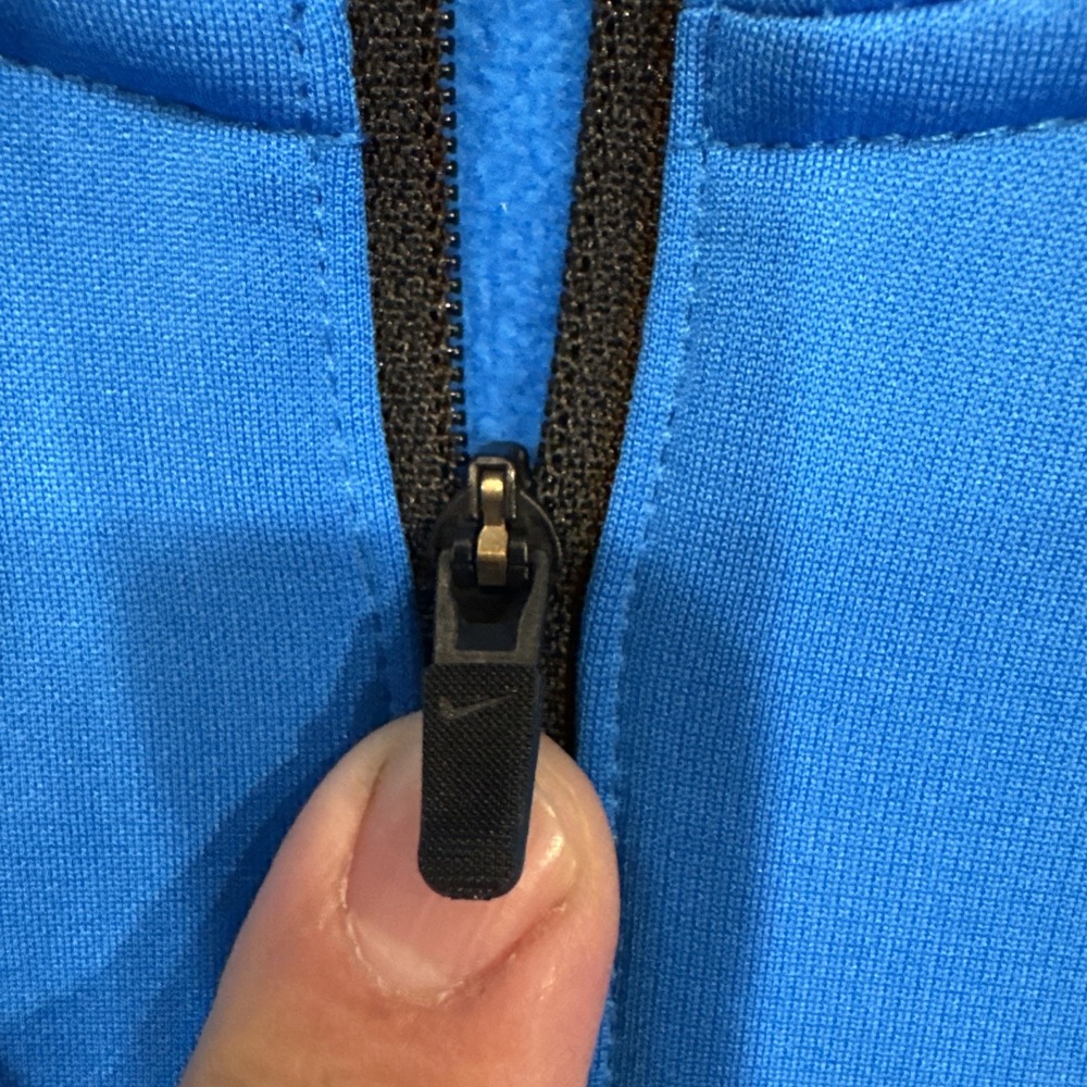 Nike Golf Tour Performance 1/4 Zip Men's Blue Long Sleeve Therma-Fit Size M #878 - Picture 7 of 12